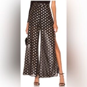 SHOW ME YOUR MuMu Campbell High Slit Pants Size Small